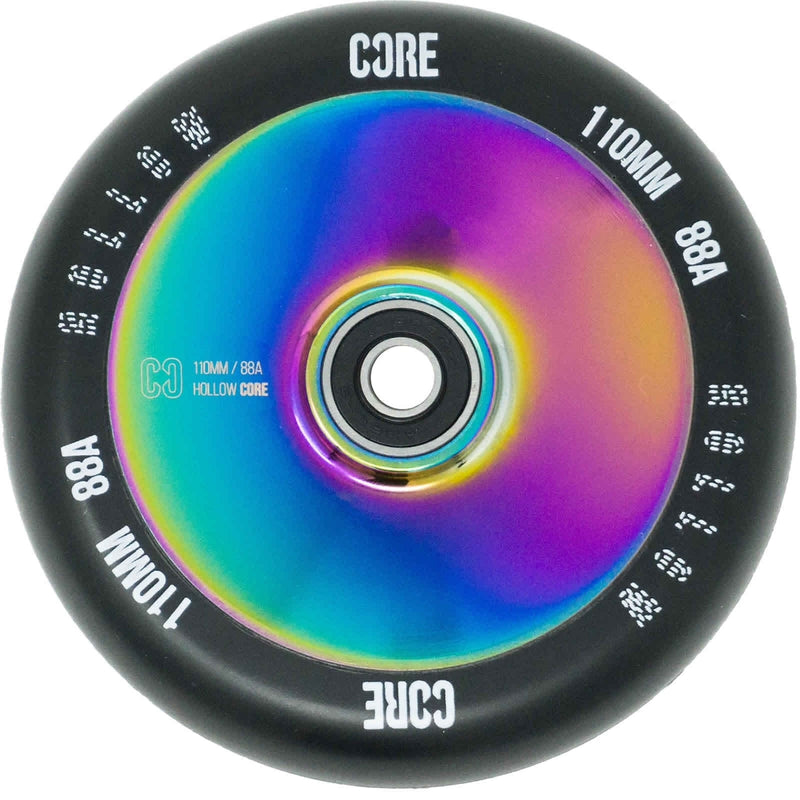 Core Hollow Wheel 110mm - Black/Oilslick