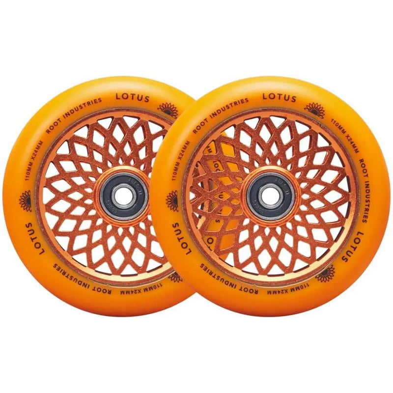 Root Industries Lotus Wheels 110mm - Orange/Orange