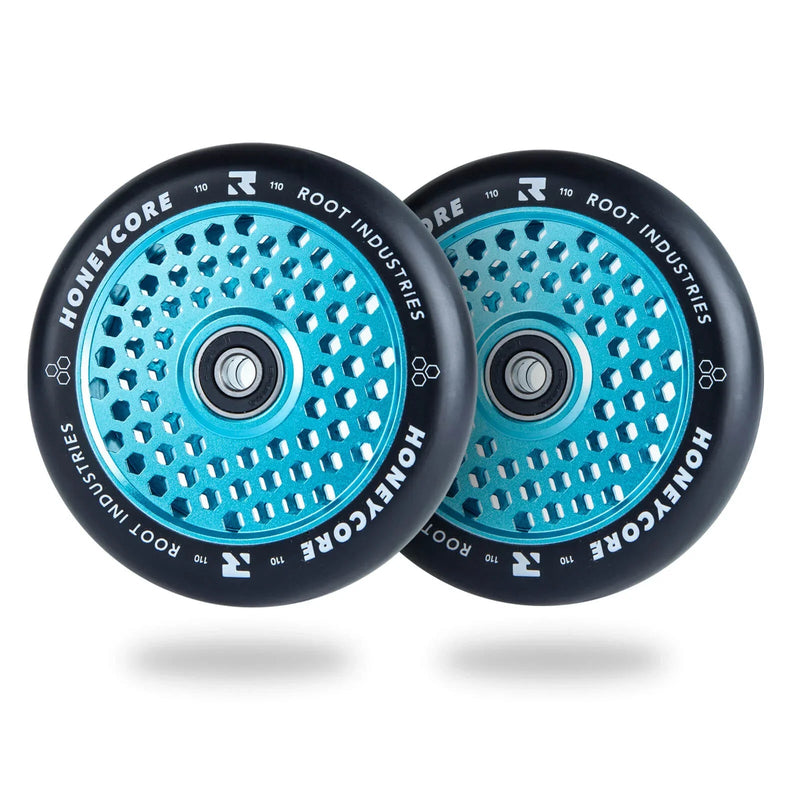 Root Industries Honeycore Wheels 110mm - Black/Blue
