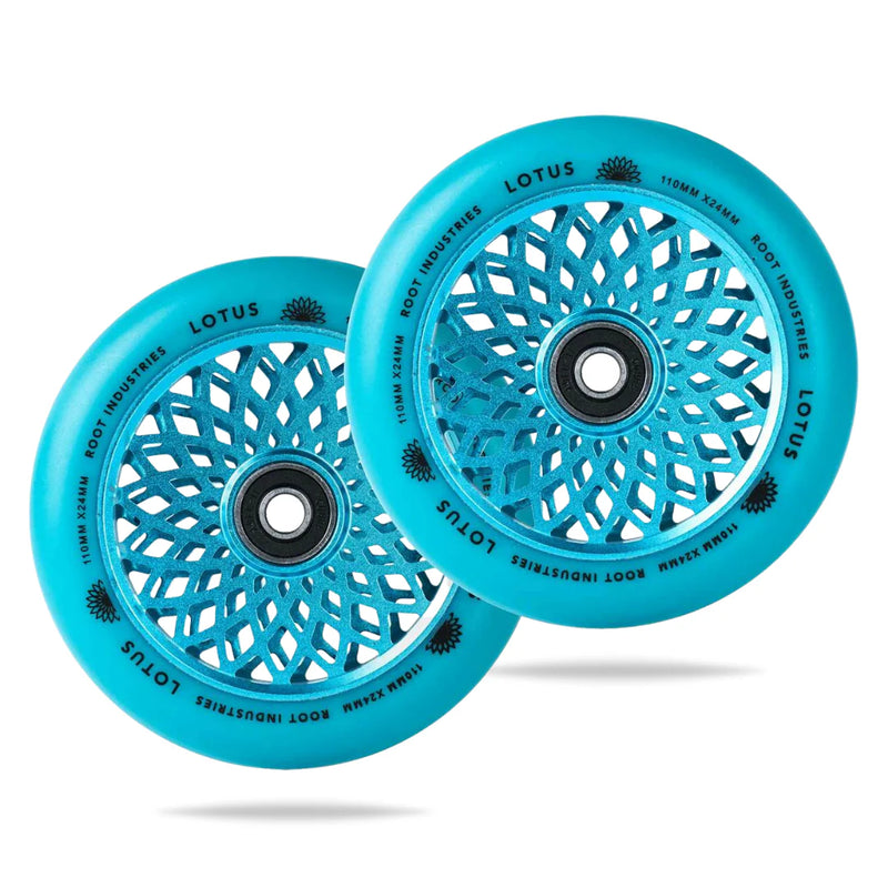 Root Industries Lotus Wheels 110mm - Blue/Blue