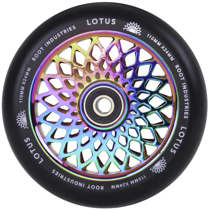 Root Industries Lotus Wheels 110mm - Black/Rocketfuel