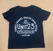 Load image into Gallery viewer, Unit 23 Kids “Ramp House” Logo T-shirt
